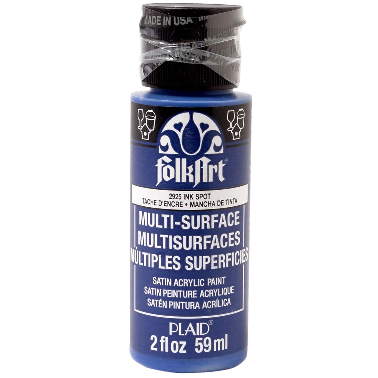 12 Pack: FolkArt® Multi-Surface Satin Acrylic Paint, 2oz.
